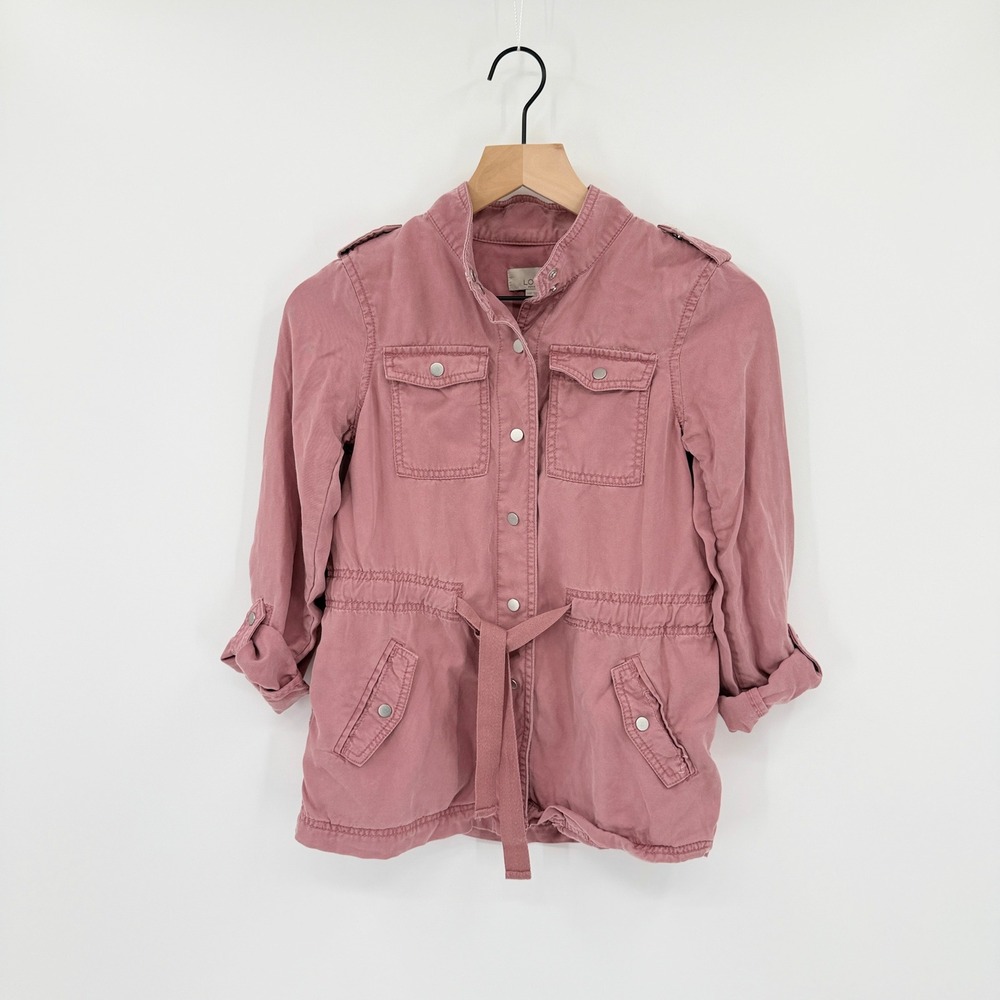 LOFT Lightweight Utility Shirt Jacket XXSPP Gorpcore Military Safari Chore Top